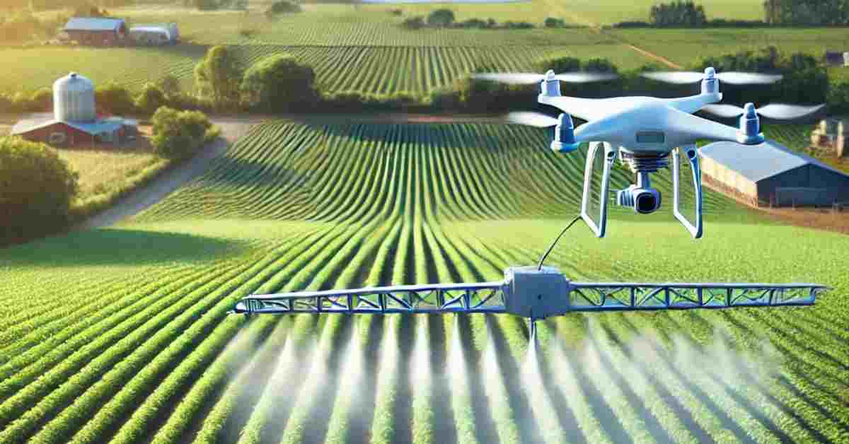 Drones used in agriculture field